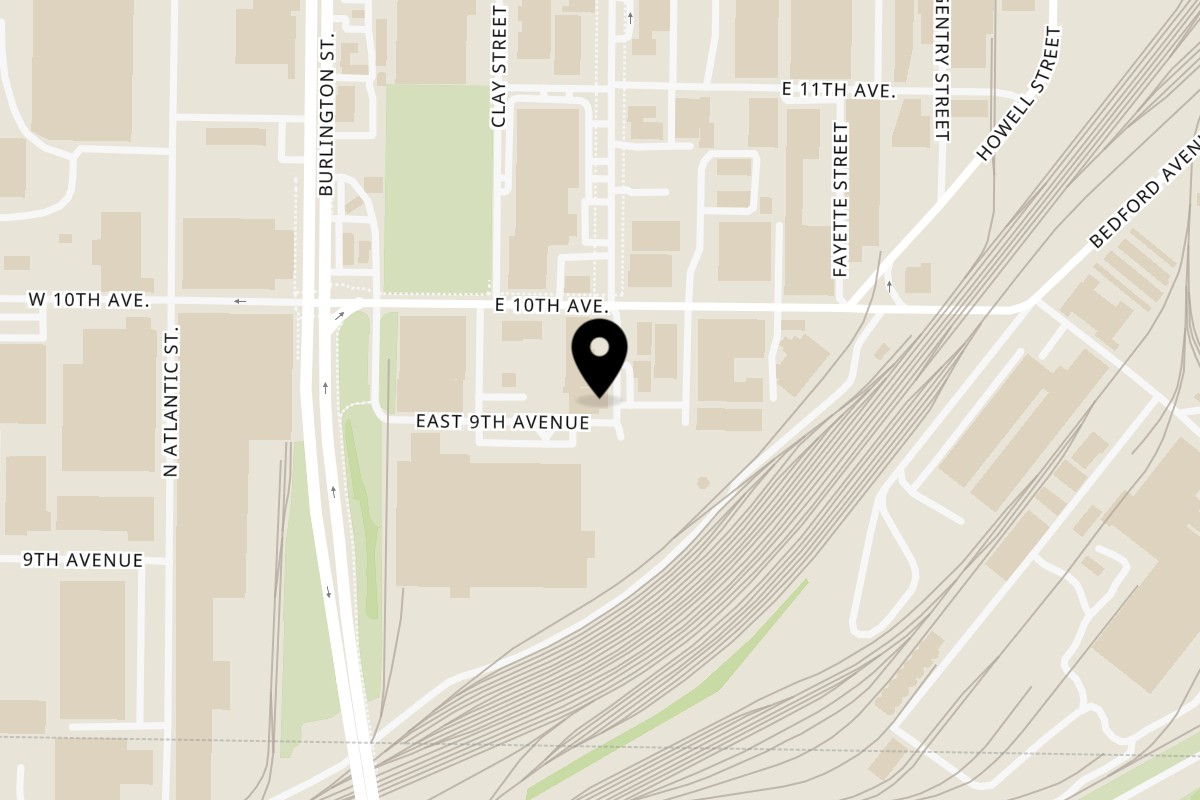 Map showing the location of Hawg Jaw Que & Brew on 900 Swift St in North Kansas City